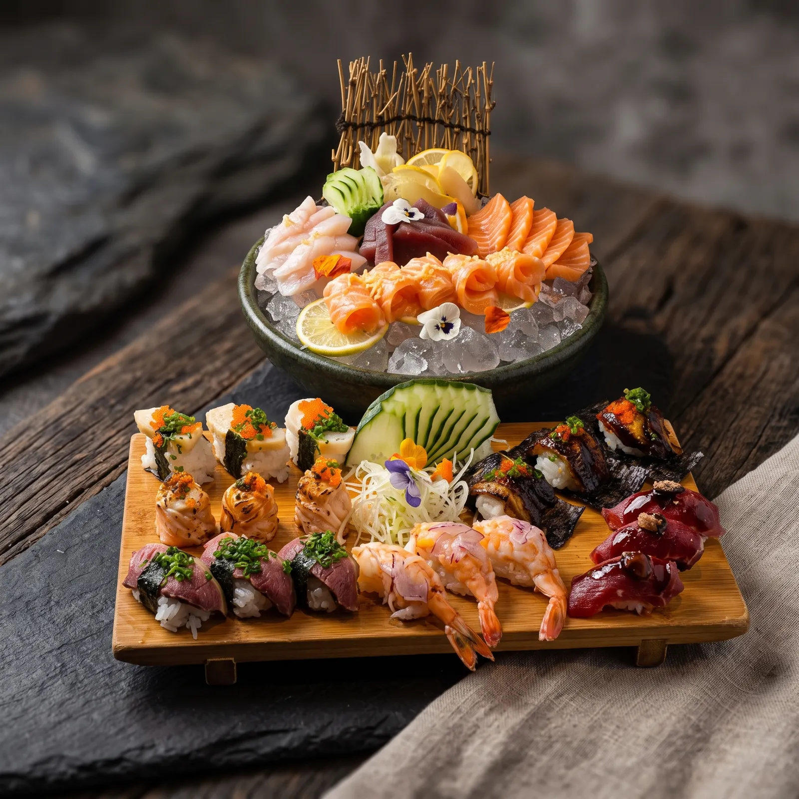 Sushi e sashimi (35 unidades)